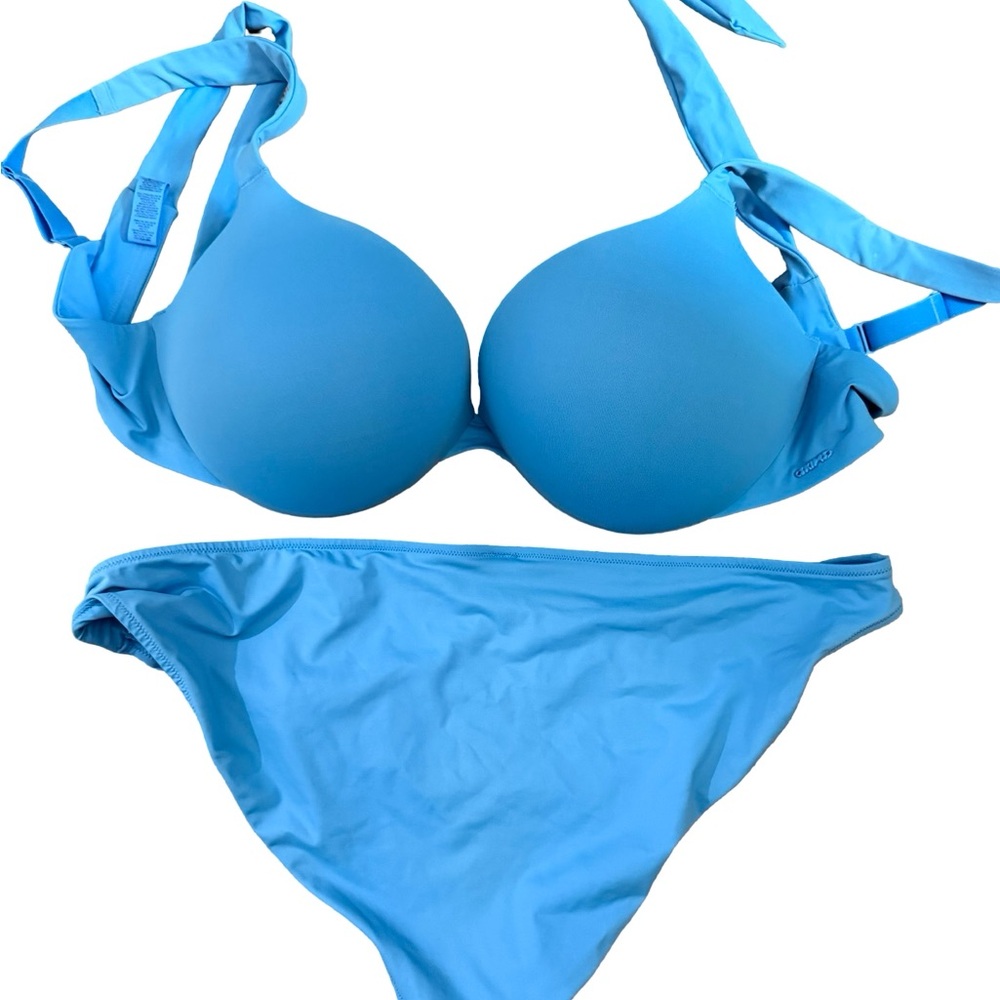 SKIMS Vibrant Blue Bikini Set